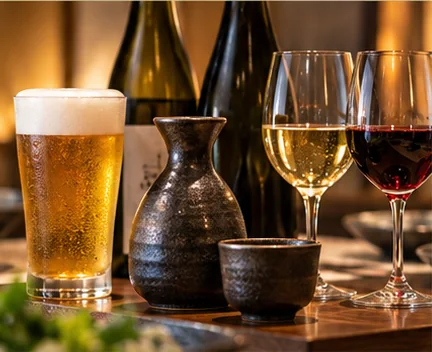 ビール・日本酒・ワイン
